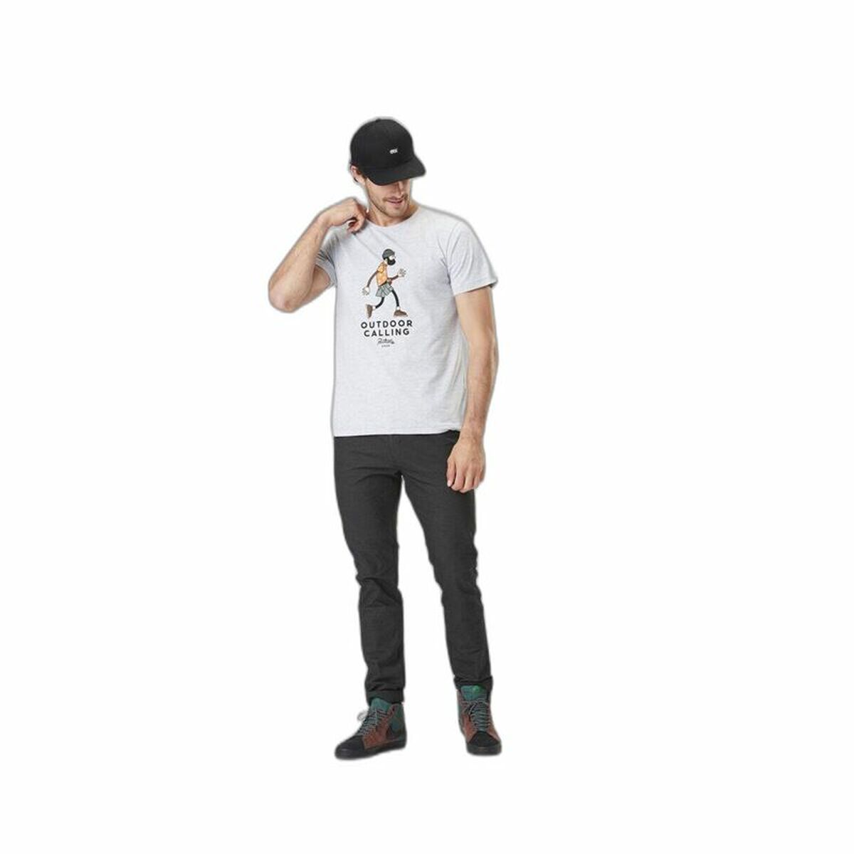T-shirt Picture Murray Grå - 3