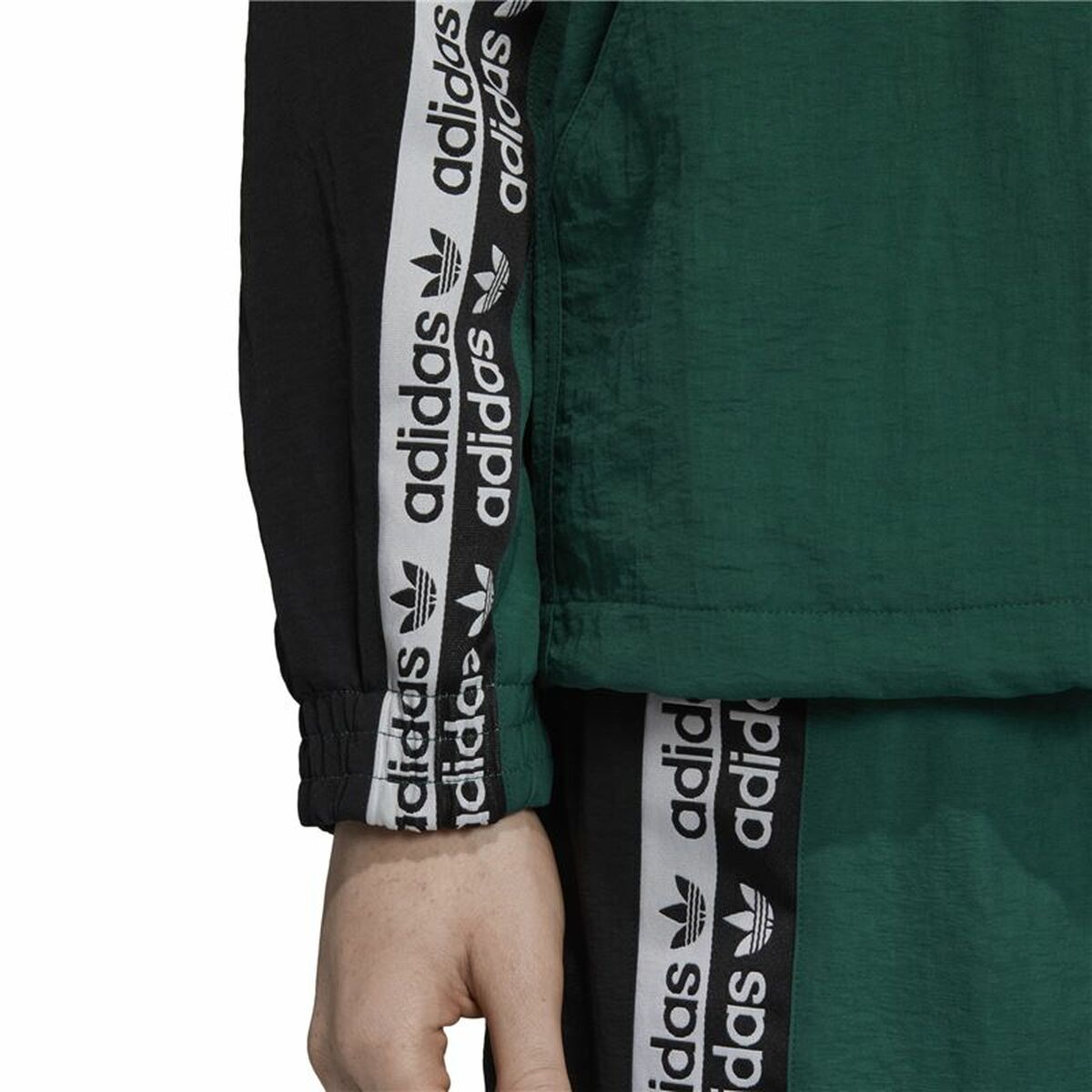 Träningsjacka Herr Adidas Originals R.Y.V. BLKD 2.0 Track Mörkgrön - 5