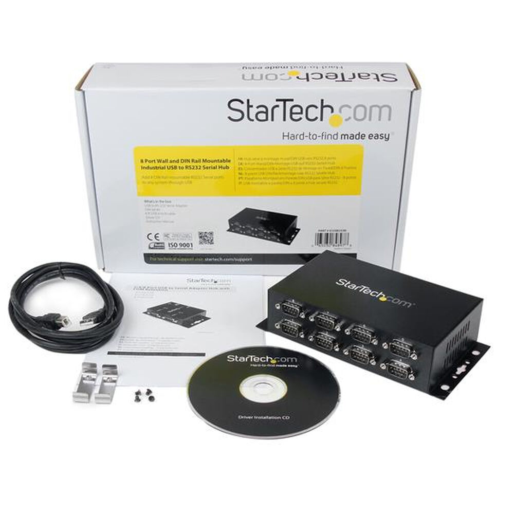 USB till RS232 Adapter Startech ICUSB2328I Svart - 2