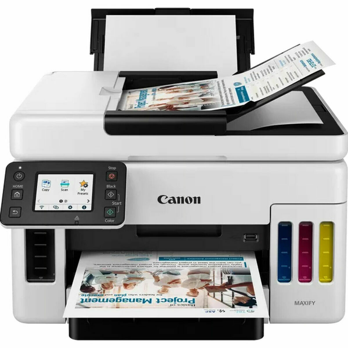 Multifunktionsskrivare Canon GX6050 MegaTank Vit - 3