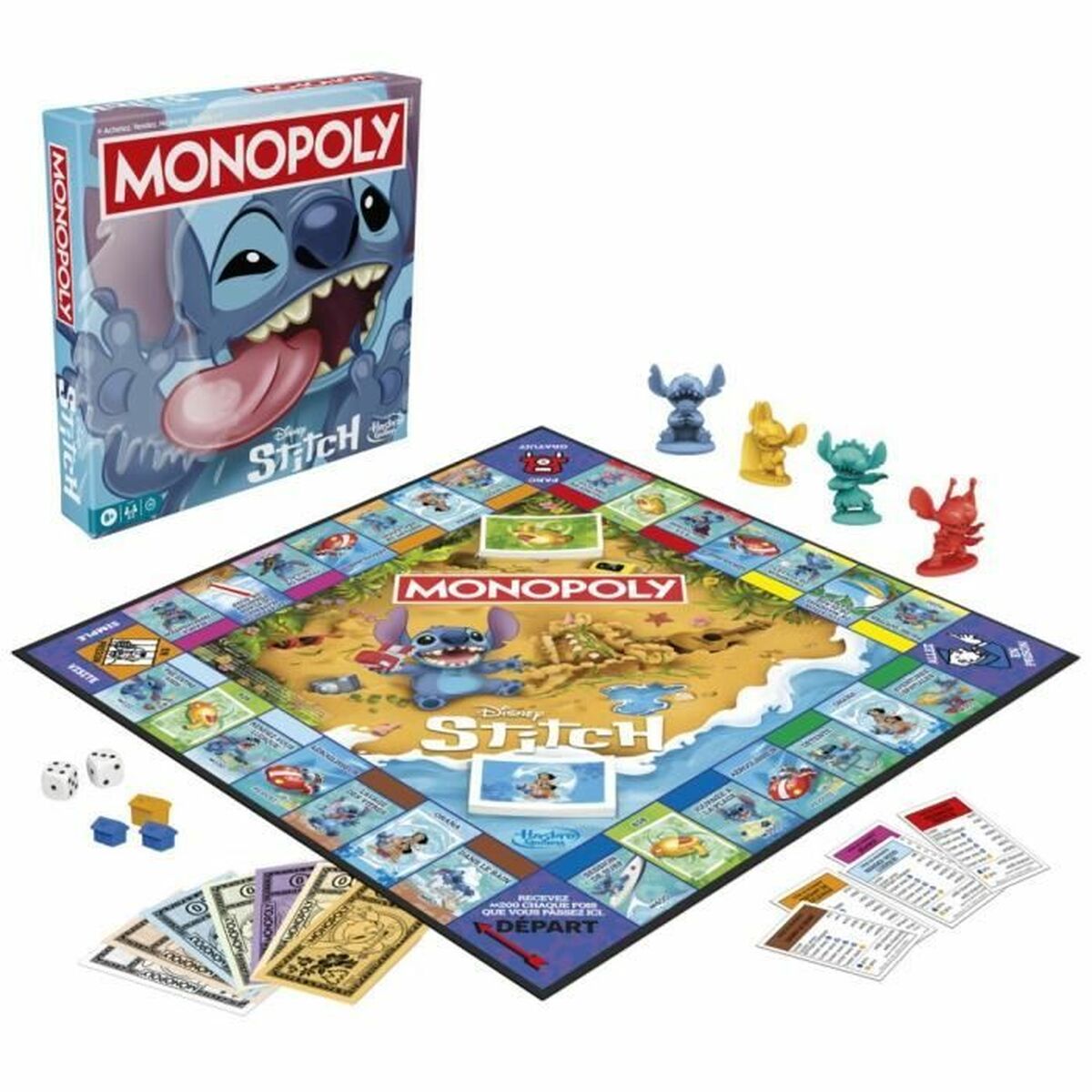 Sällskapsspel Monopoly Monopoly Stitch 27 x 6 x 27 cm - 6