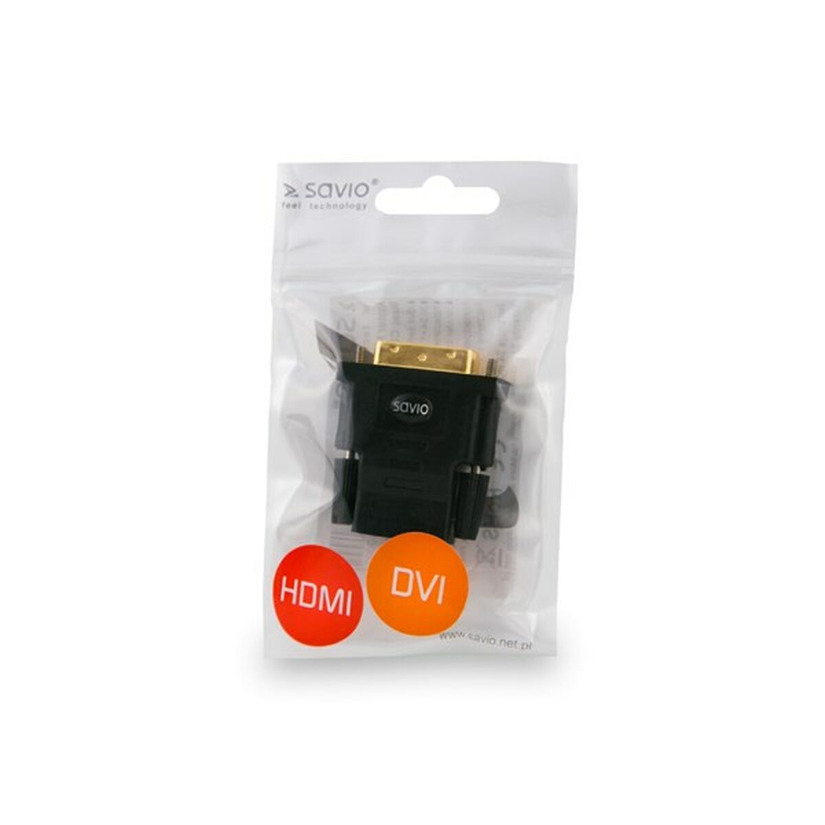 HDMI till DVI Adpater Savio CL-21 - 2