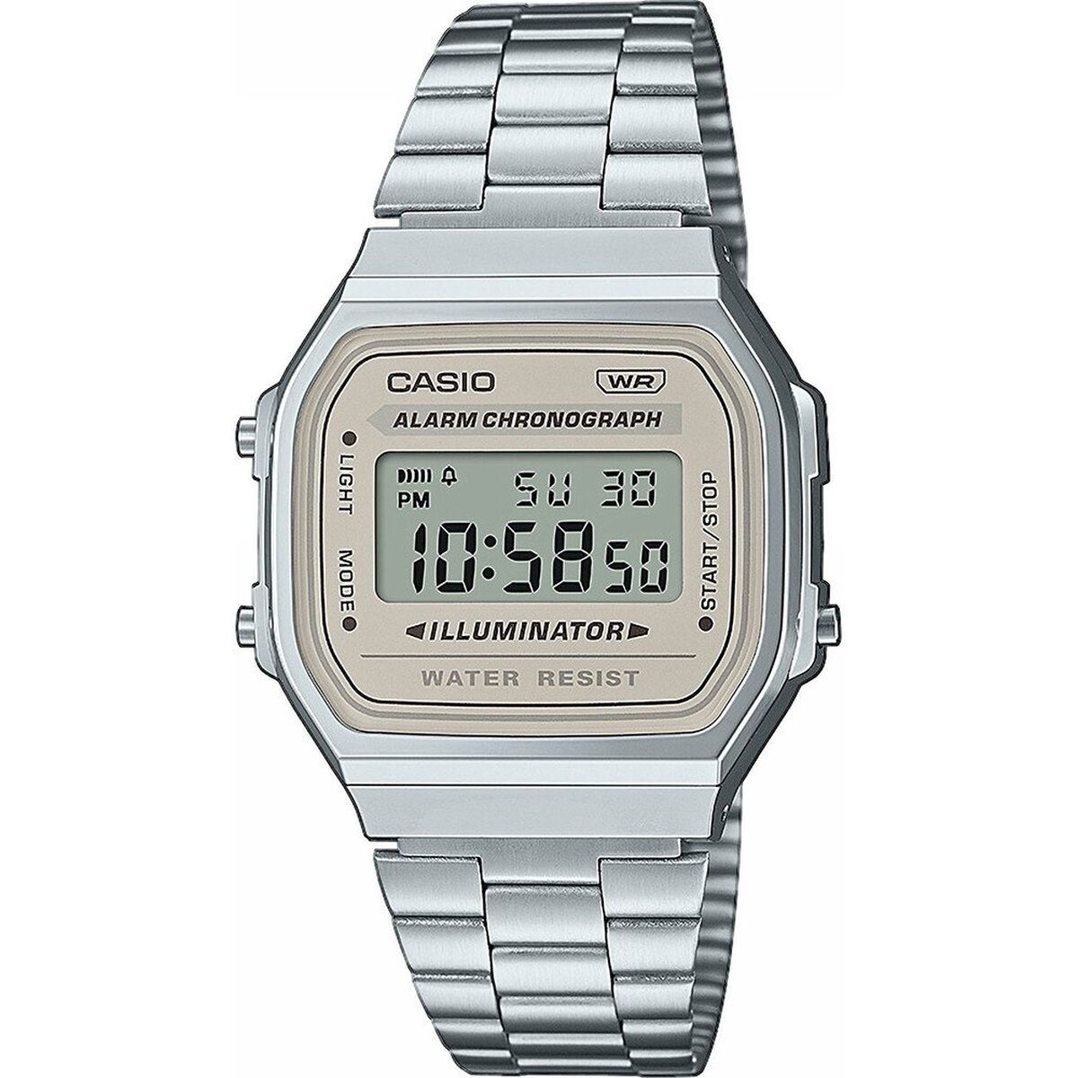 Unisexklocka Casio VINTAGE ICONIC Beige Silvrig (Ø 36 mm) (Ø 39 mm)
