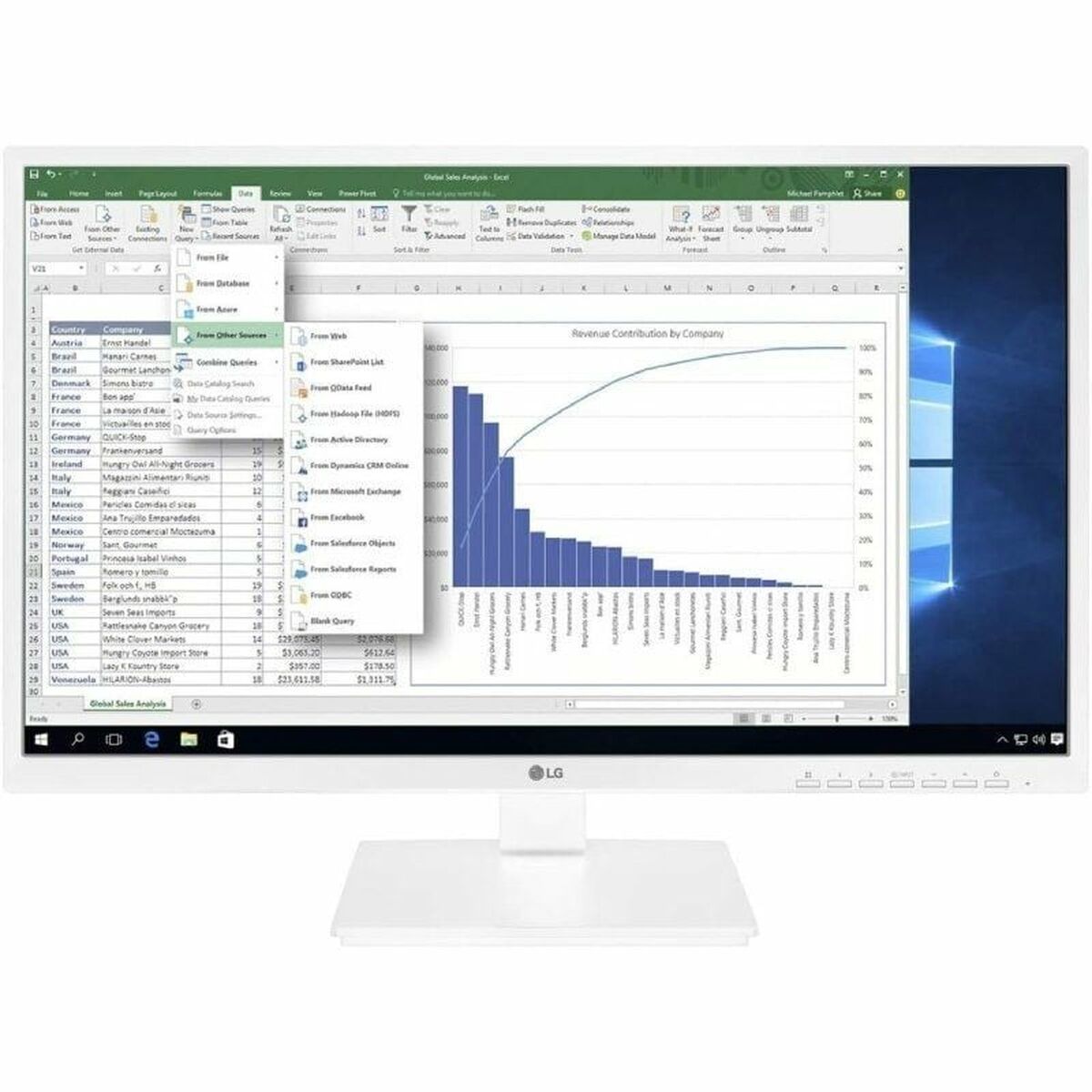 Monitor LG 24BK55YP-W Full HD 24" 23,8" 75 Hz - 5