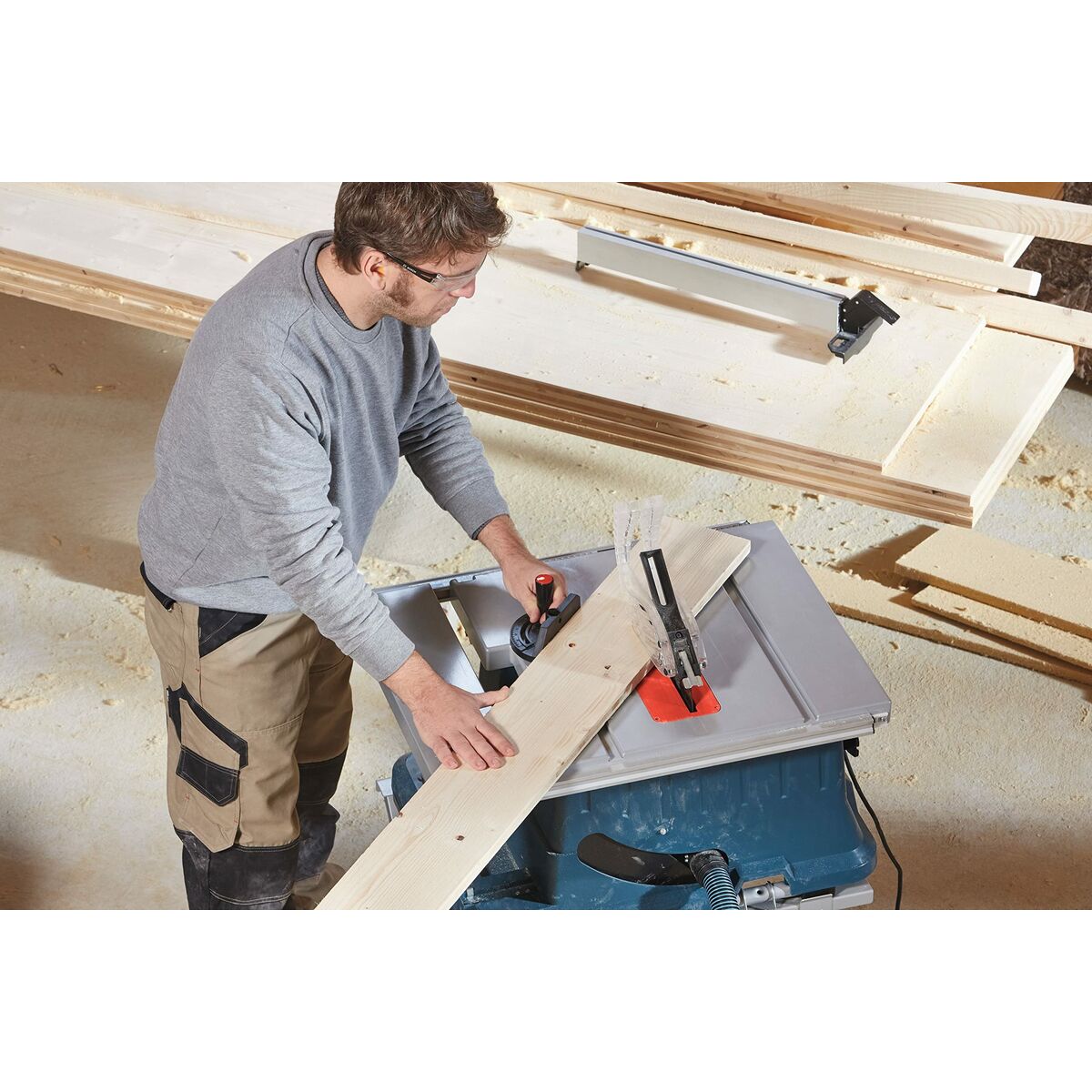 Cirkelsåg BOSCH GTS 635-216 Professional 1600 W 240 V - 7