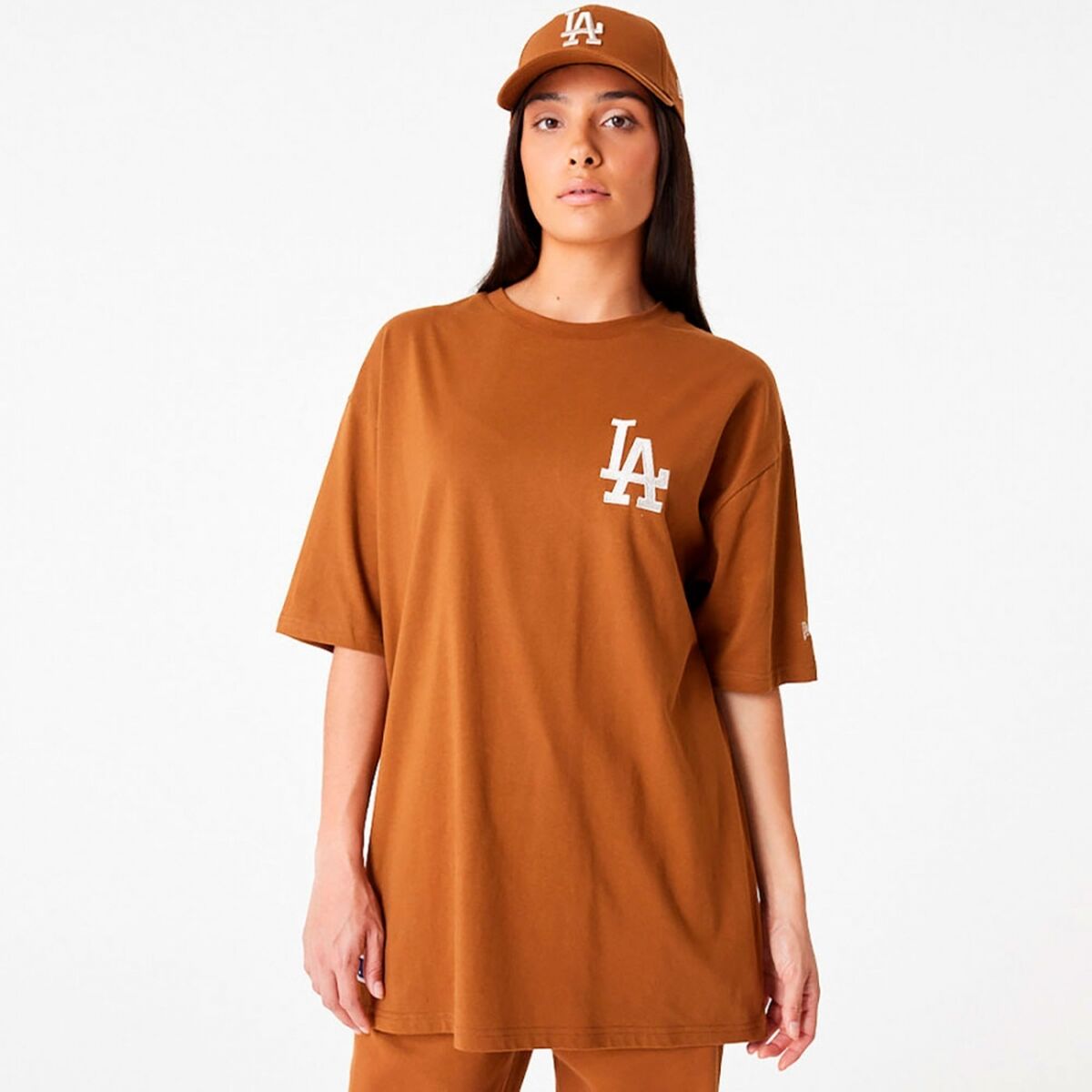 Sporttröja med ärmar New Era  TEE LOSDOD TPNSTN 60416427 Brun - 2