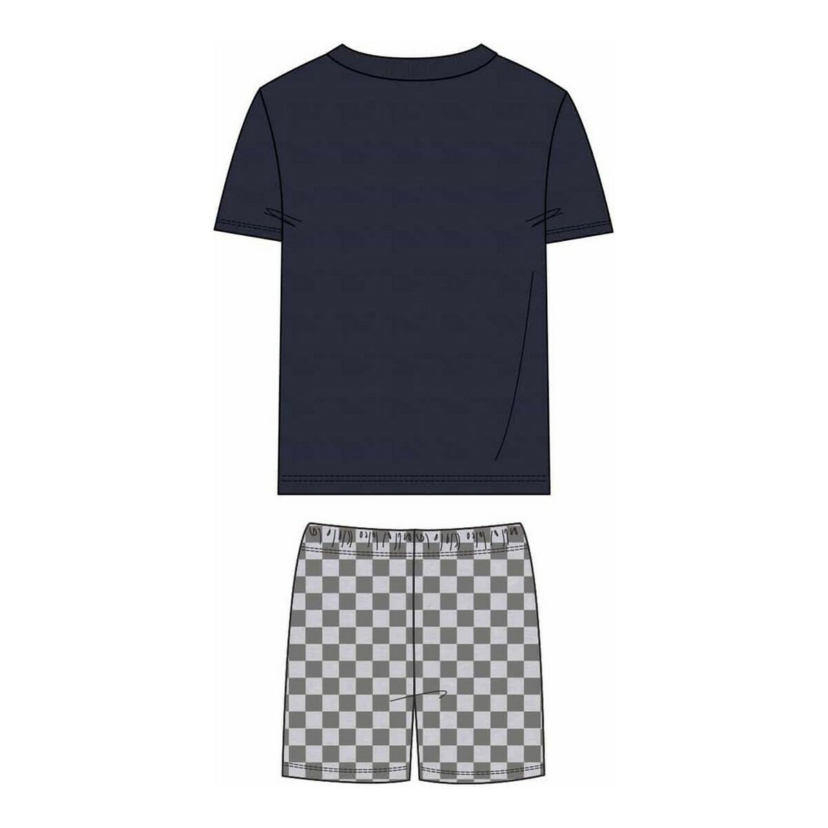 Pyjamas Barn Harry Potter Grå - 2