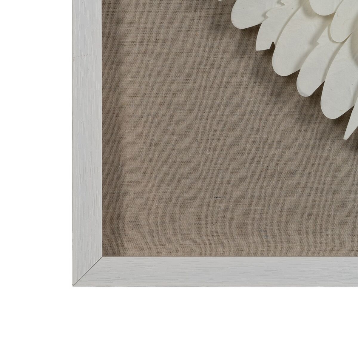 Kanvas Deco Vit Beige-brun (taupe) 90 x 5 x 90 cm - 3