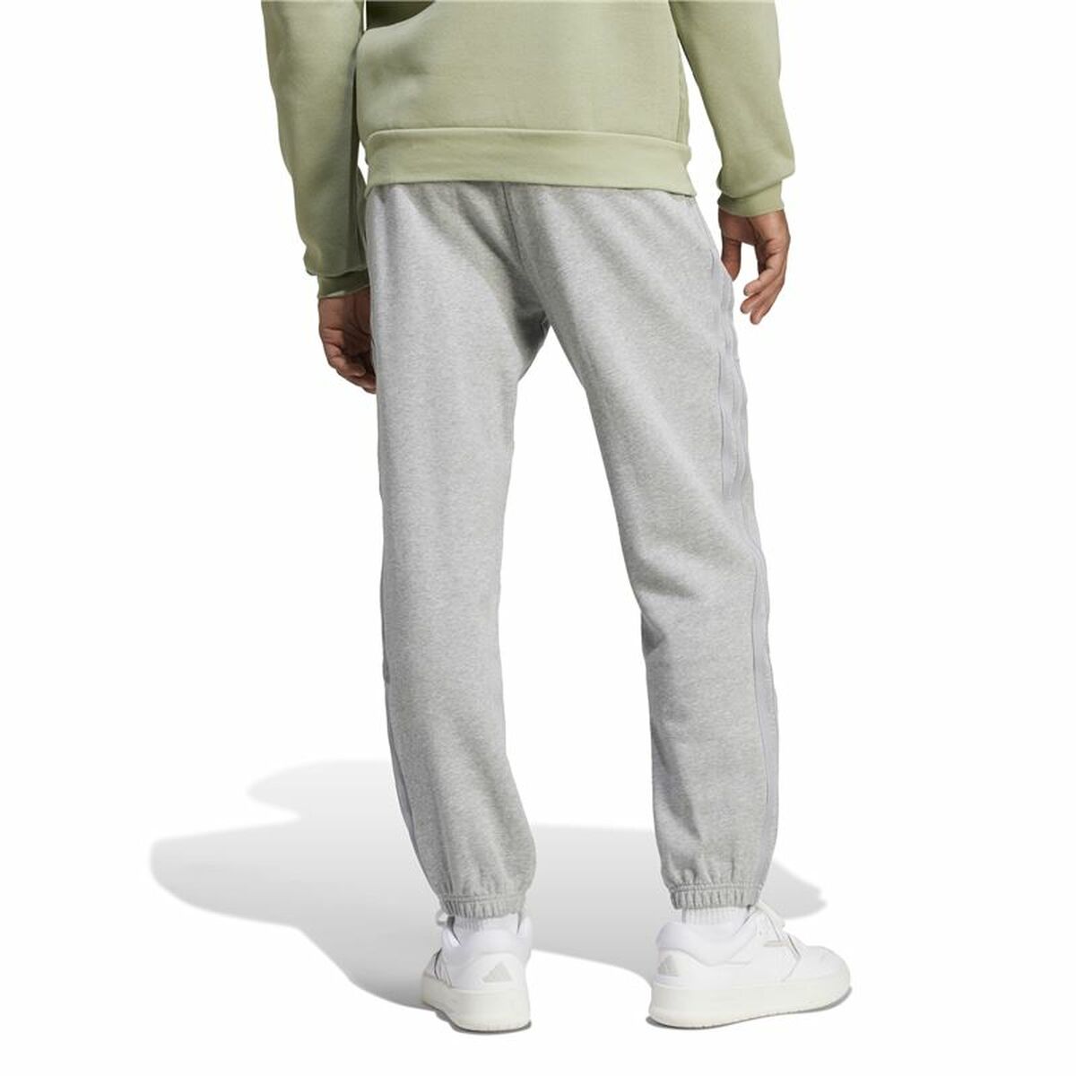 Långa träningsbyxor Adidas Brand Love French Terry Grå Män - 3