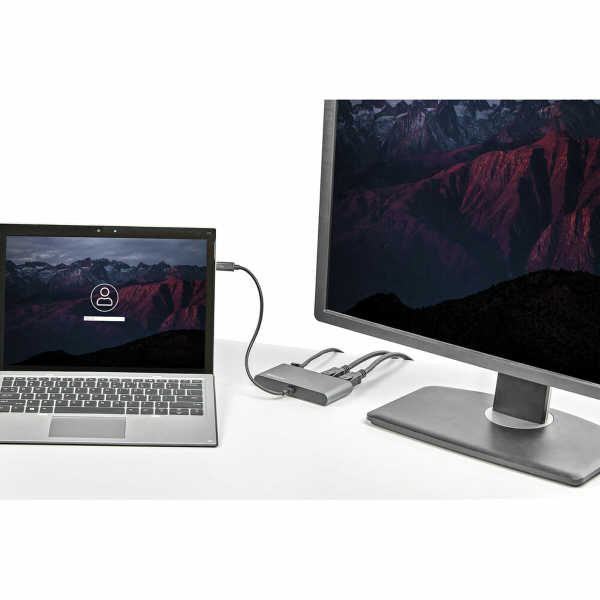 Dockstation Startech TB3DKM2DPL 4K Ultra HD Grå - 4