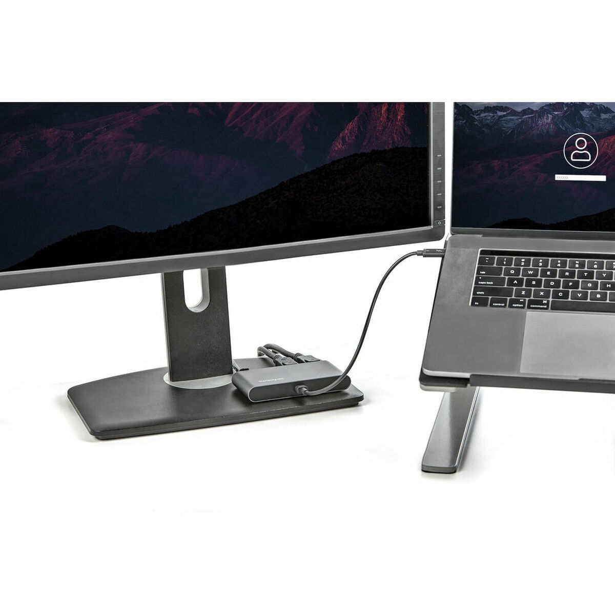 Dockstation Startech TB3DKM2DPL 4K Ultra HD Grå - 5