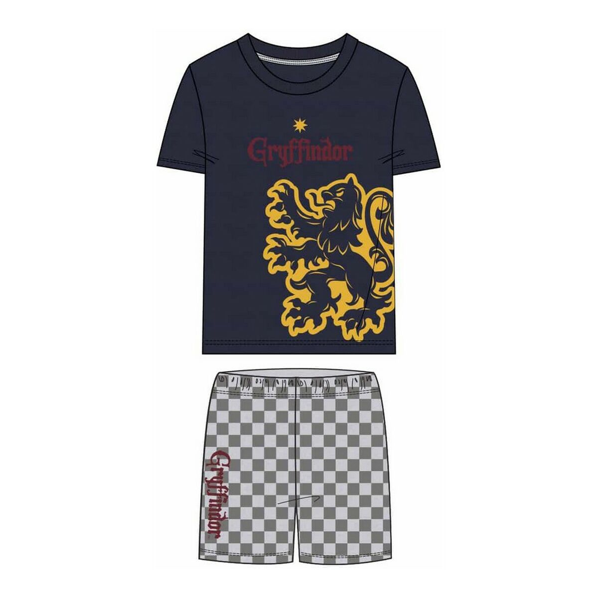 Pyjamas Barn Harry Potter Grå