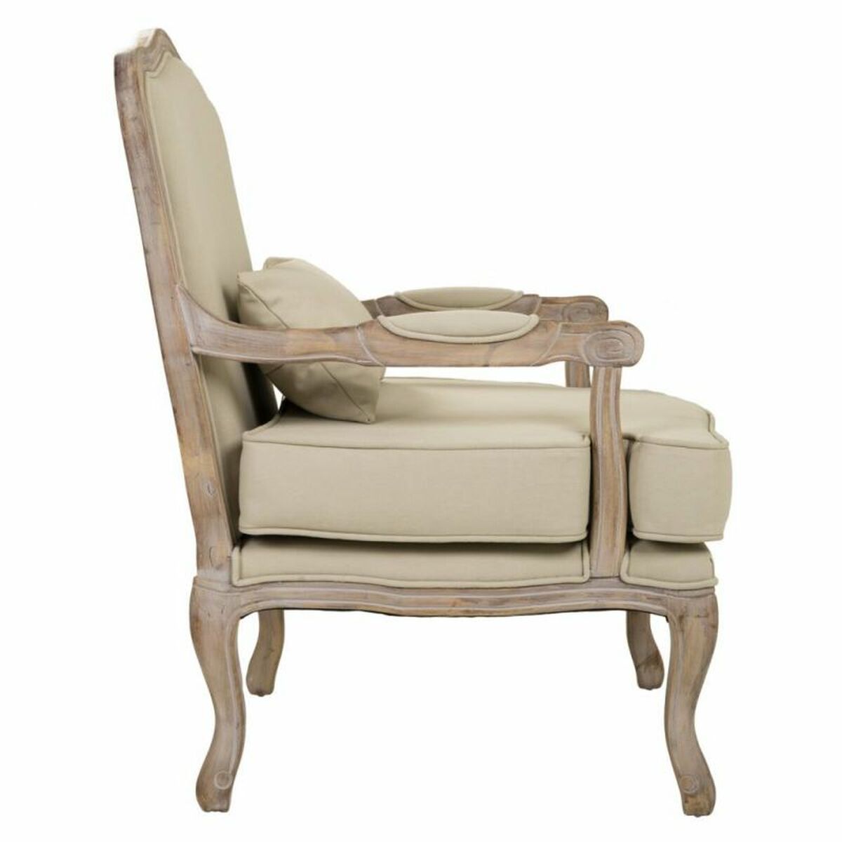 Fåtölj Alexandra House Living Grå 72 x 92 x 64 cm Möbeltapetsering - 3