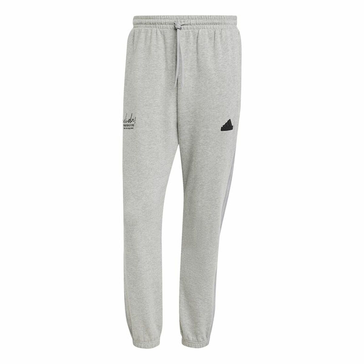 Långa träningsbyxor Adidas Brand Love French Terry Grå Män