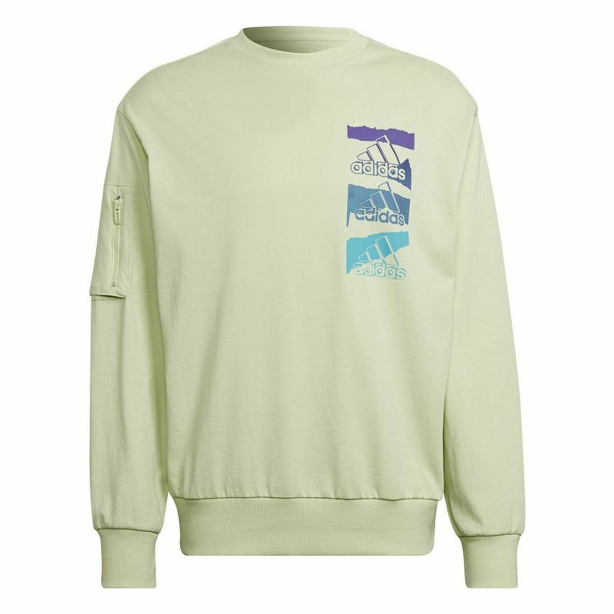 Tröja utan huva Herr Adidas Essentials Brandlove Grön - 9