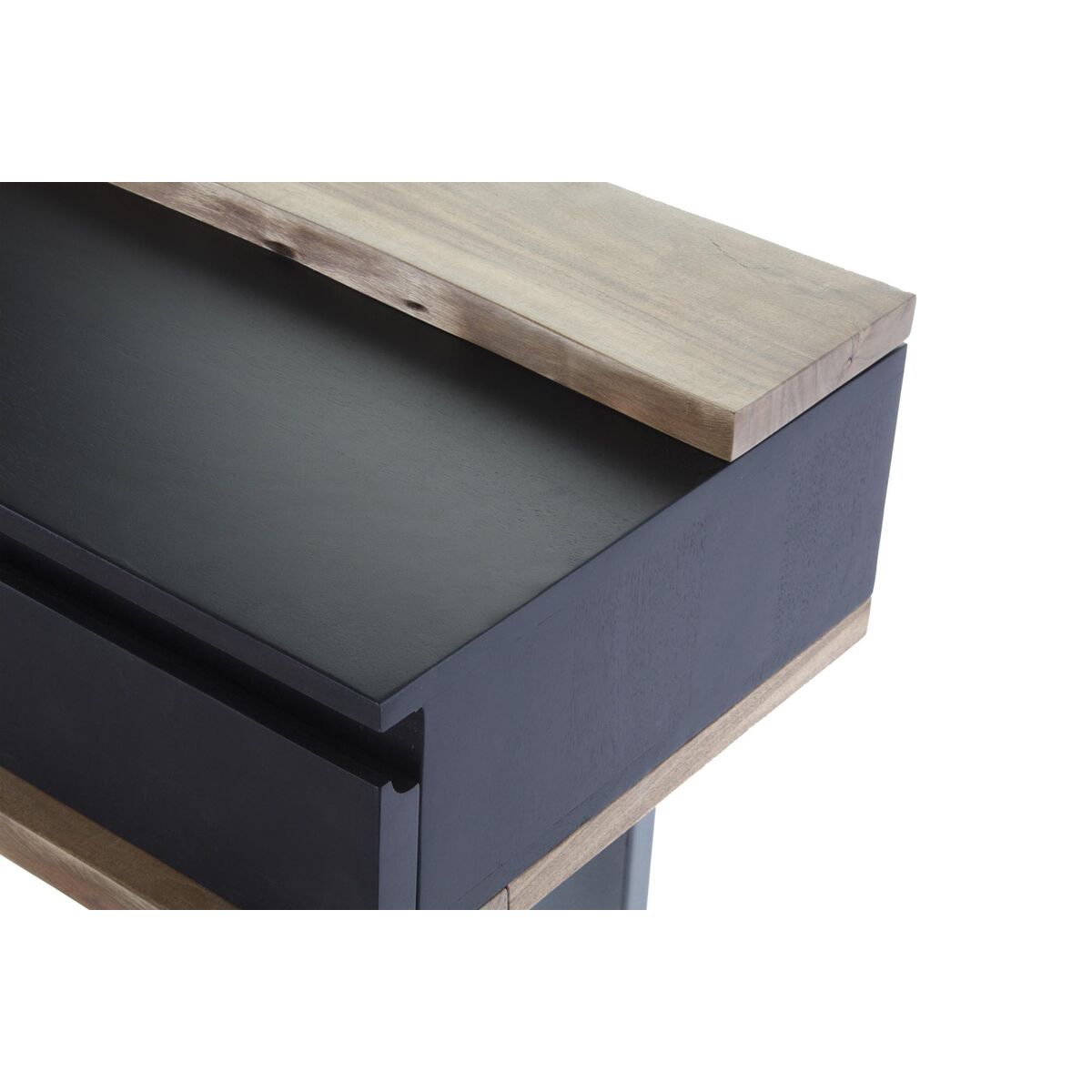 Konsol DKD Home Decor 115 x 40 x 80 cm Svart Trä Brun Mörkgrå Mangoträ - 5