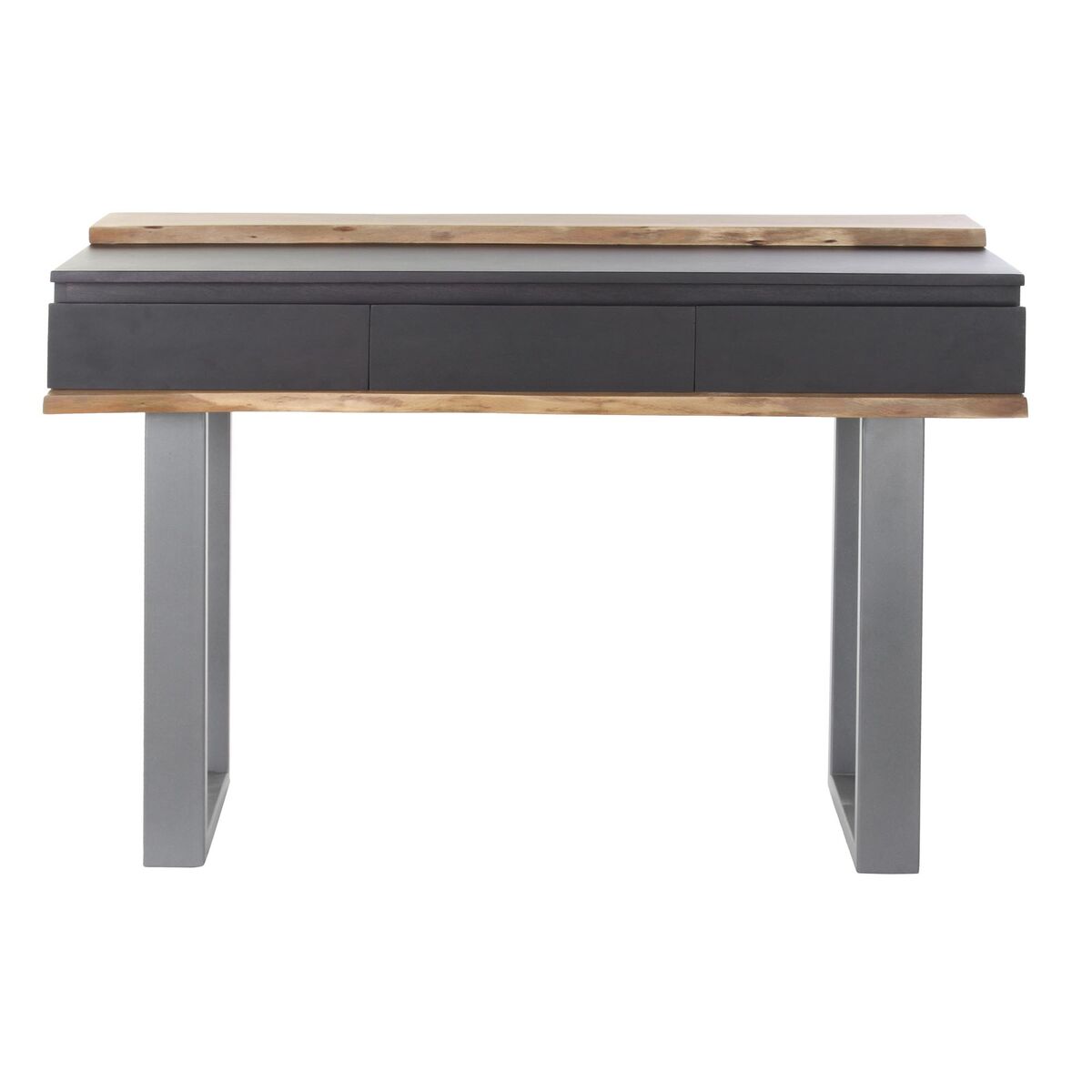 Konsol DKD Home Decor 115 x 40 x 80 cm Svart Trä Brun Mörkgrå Mangoträ - 2