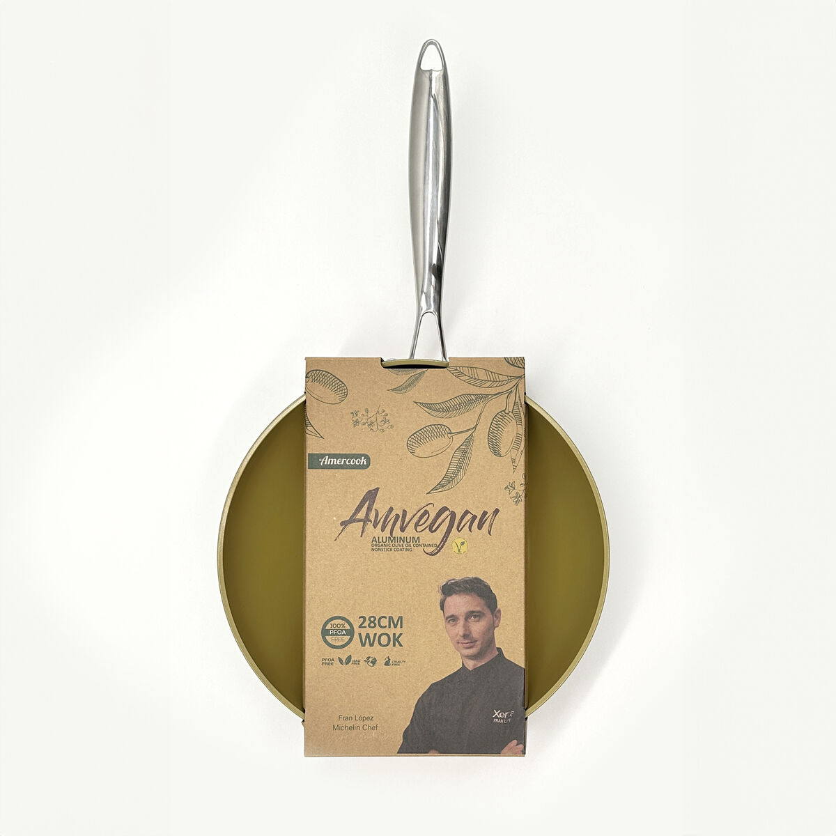 Wokpanna Amercook AMVegan By Fran López Ø 28 cm - 5