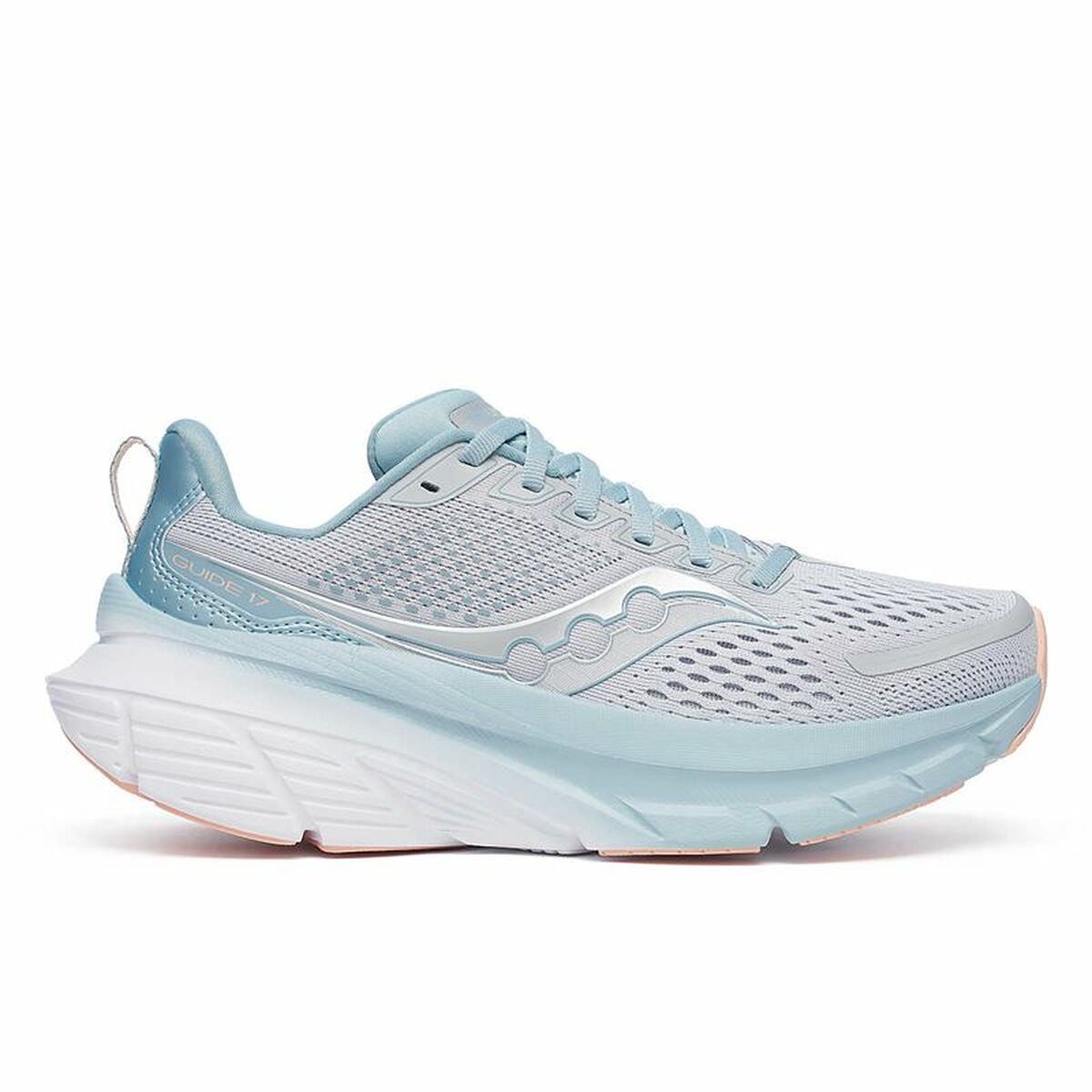 Löparskor, Vuxna Saucony Guide 17 Blå Grå