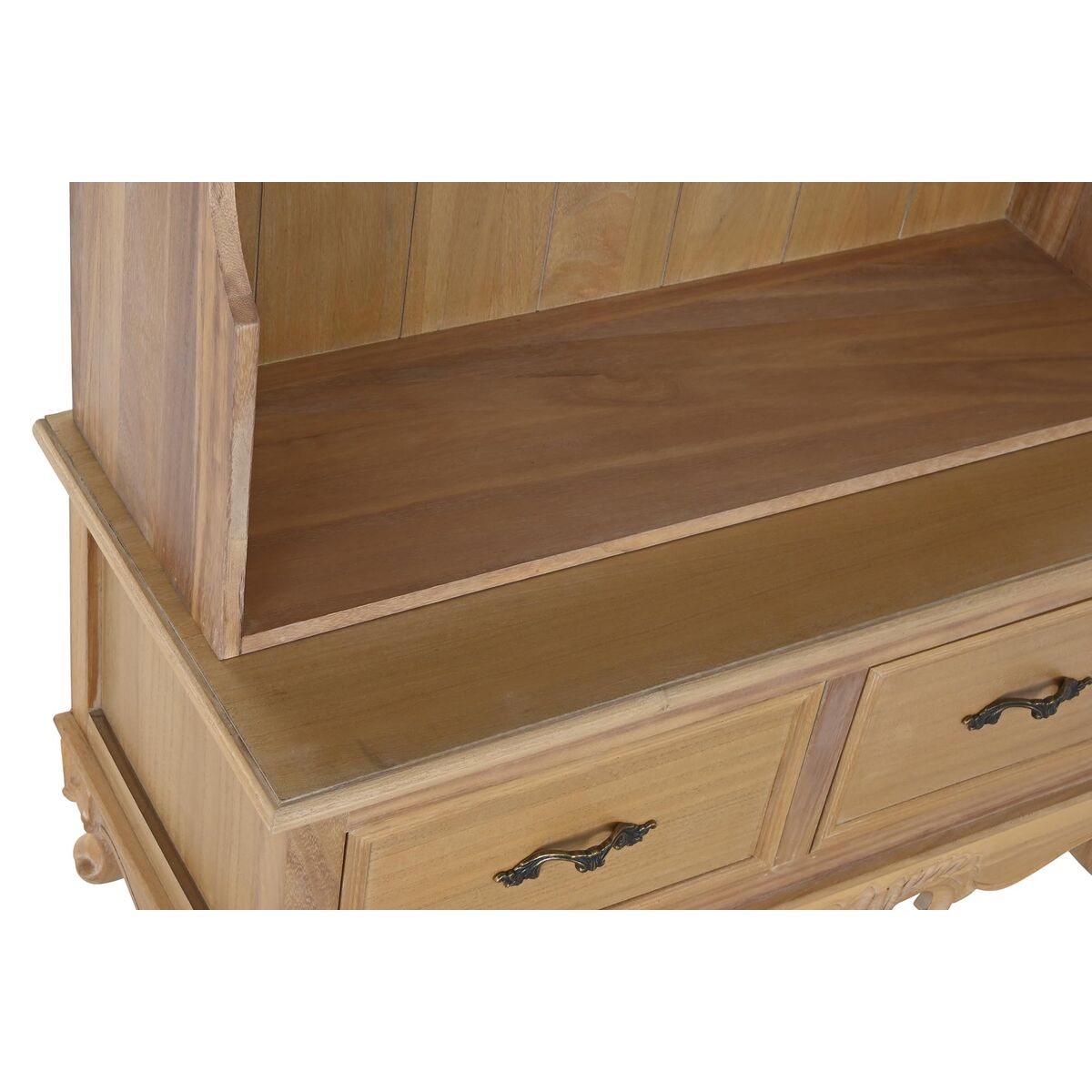 Hallmöbel med 2 lådor DKD Home Decor Naturell Gran Trä MDF 81,5 x 36,5 x 201 cm - 3