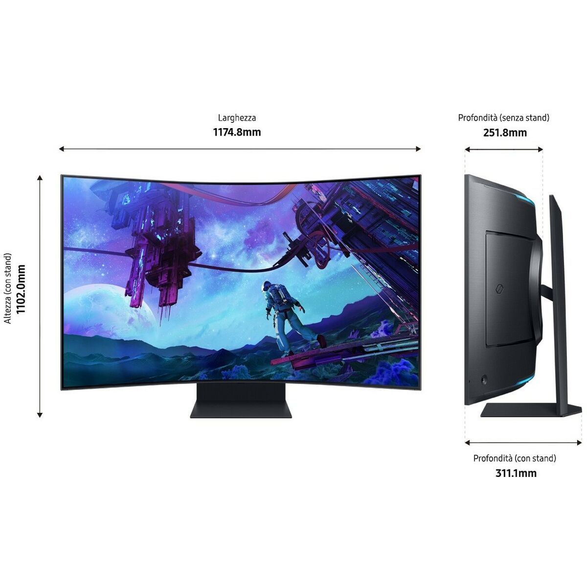 Monitor Samsung Odyssey Ark S55CG970NU 55" 4K Ultra HD 165 Hz - 6