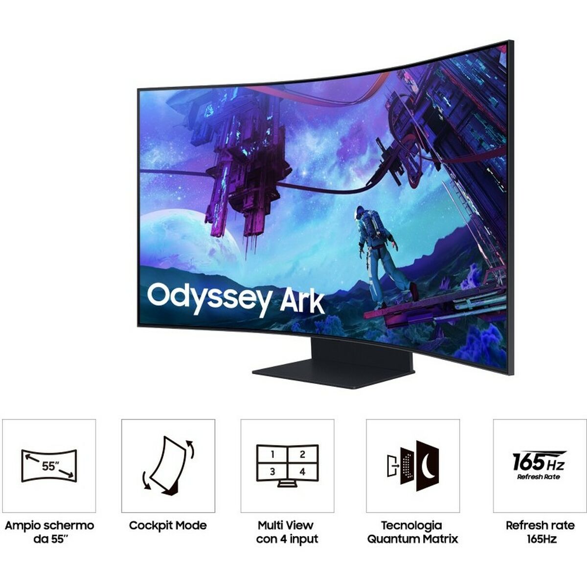 Monitor Samsung Odyssey Ark S55CG970NU 55" 4K Ultra HD 165 Hz - 5