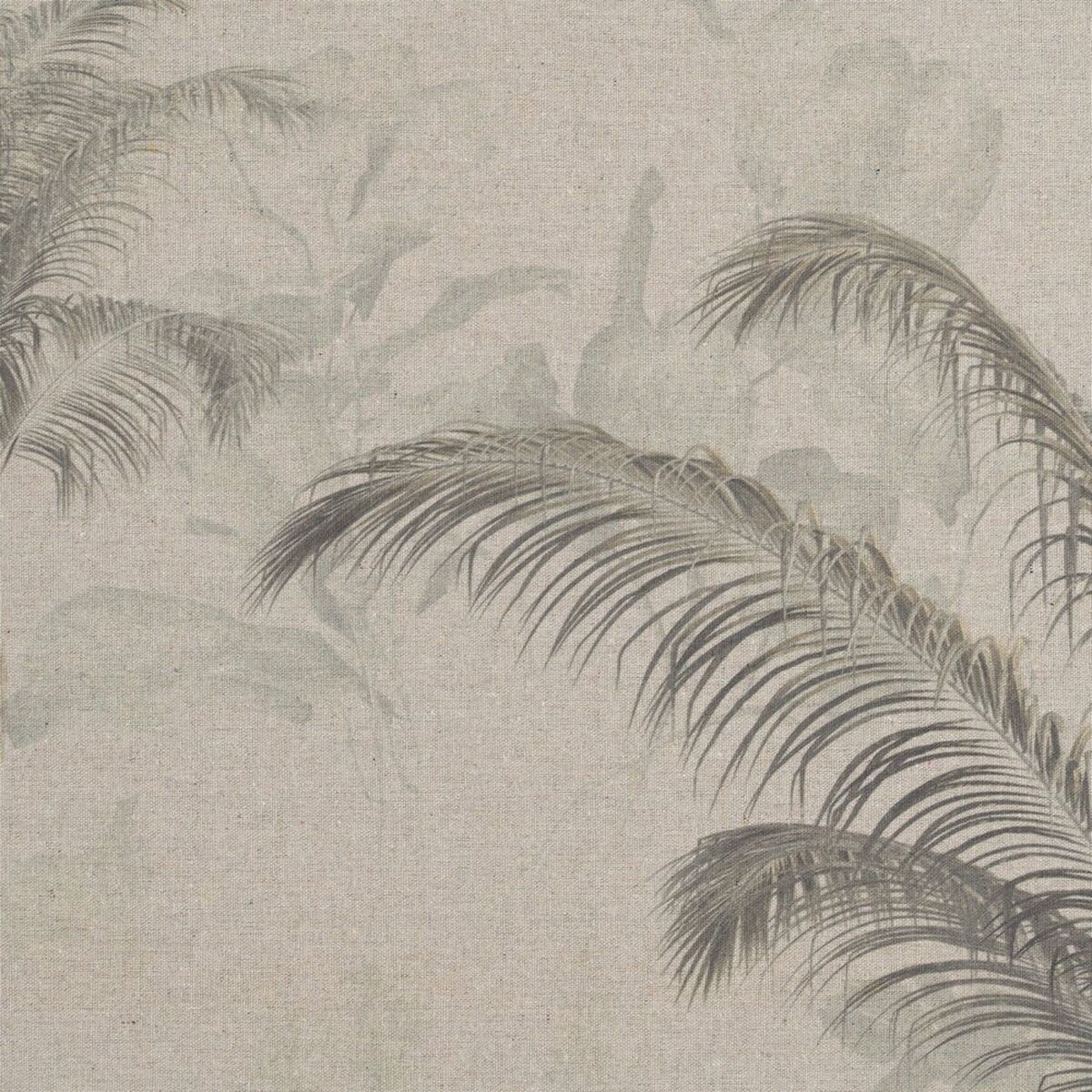 Kanvas Beige Palmer Palmträd 120 x 3,3 x 90 cm - 2