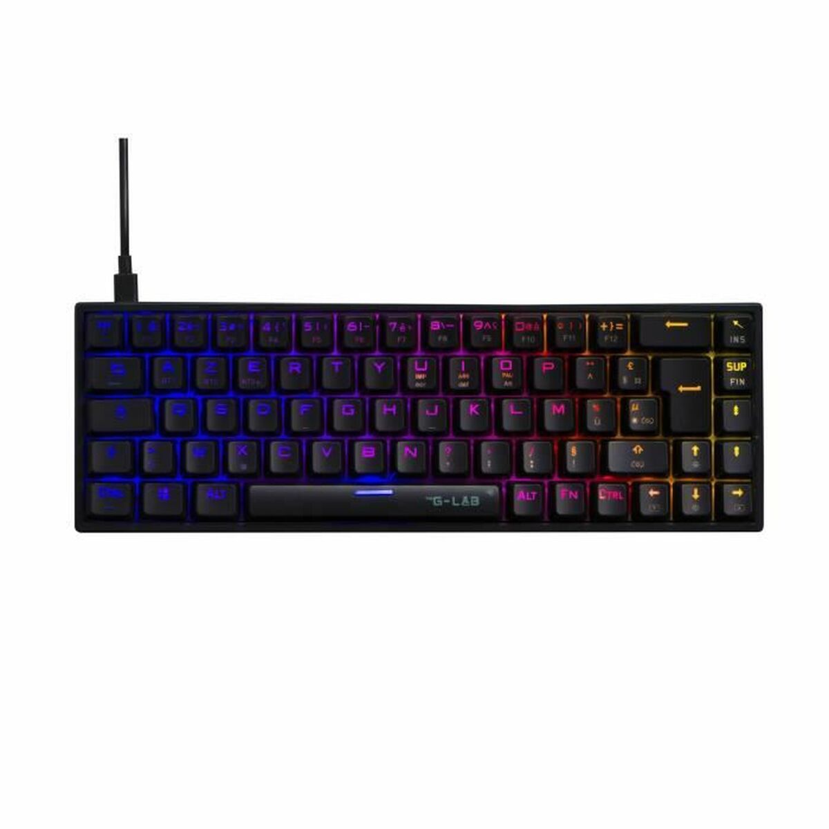 Tangentbord The G-Lab KEYZ TITAN Vit