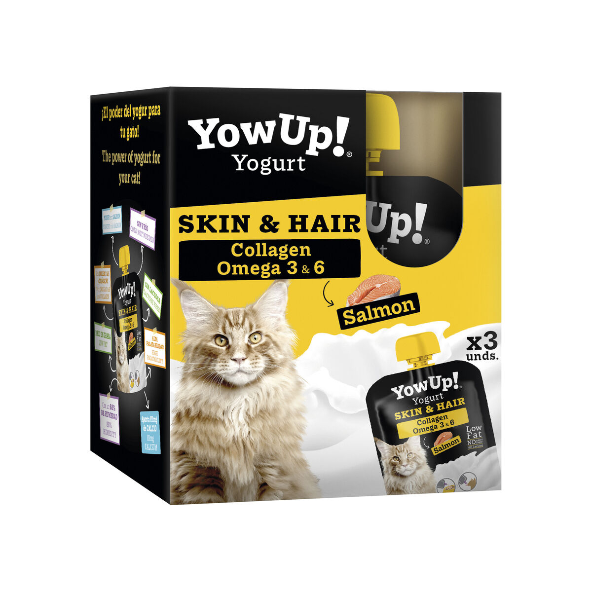 Kattmat YowUp Skin & Hair 3 antal - 3
