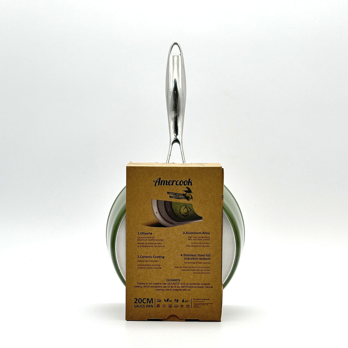 Kokpanna Amercook AmVegan Chef Ø 20 cm - 7