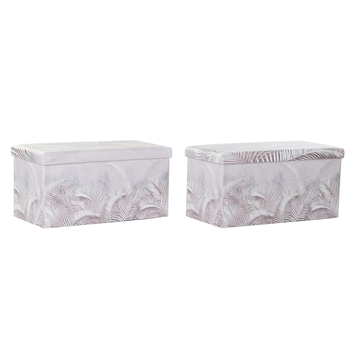 Allsidig låda DKD Home Decor Hopfällbar 71,5 x 35 x 36 cm Polyuretan Tropiskt (2 antal) - 8