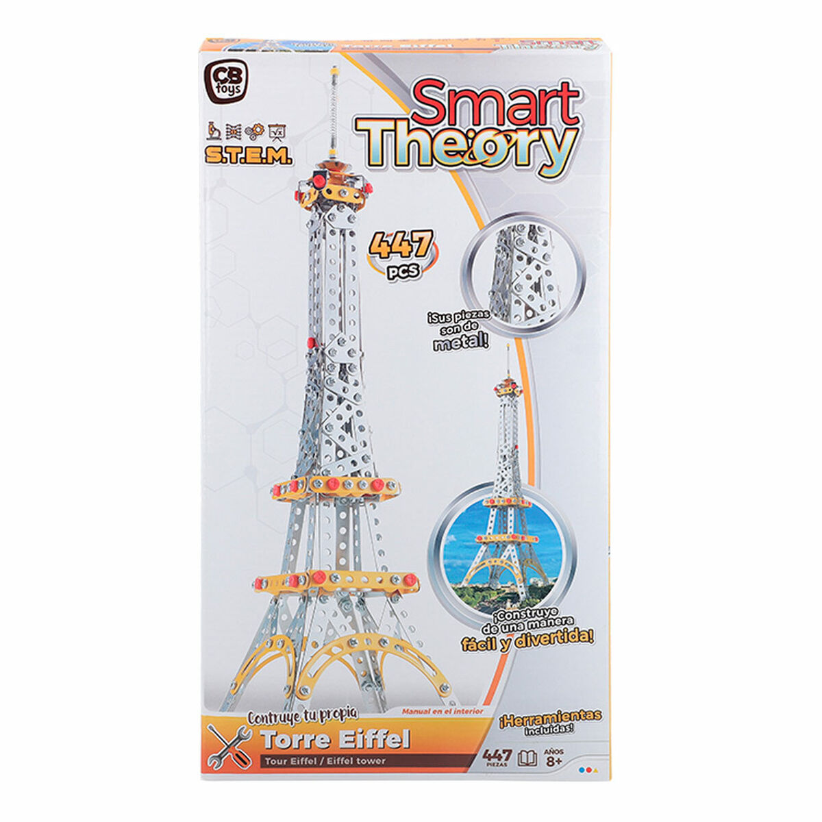 Byggsats Colorbaby Tour Eiffel 447 Delar (4 antal) - 2