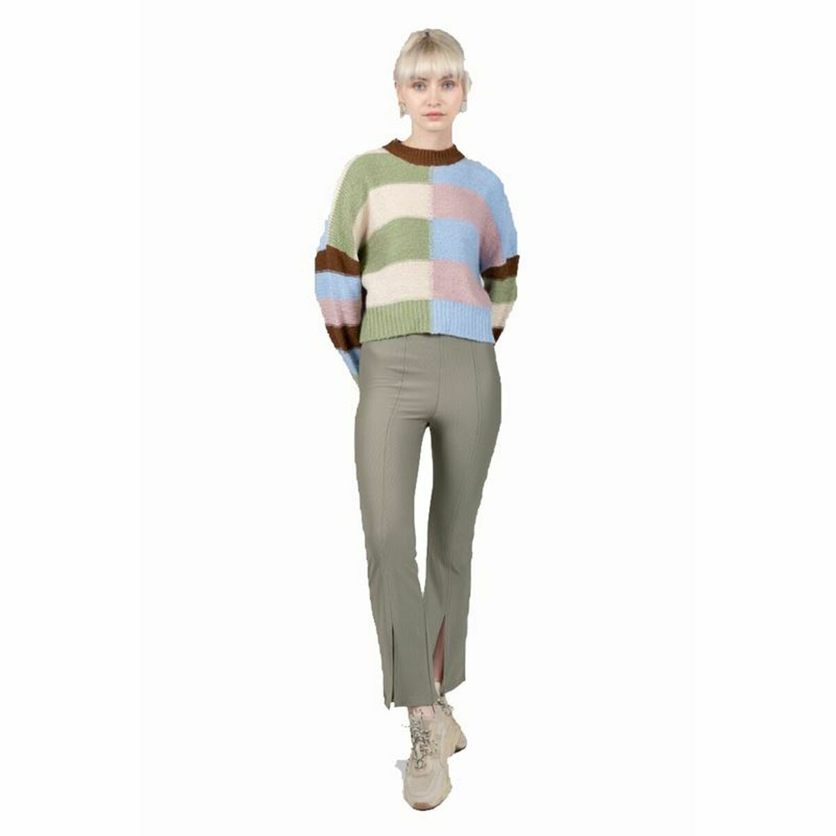 Långbyxor 24COLOURS Casual Grön - 11