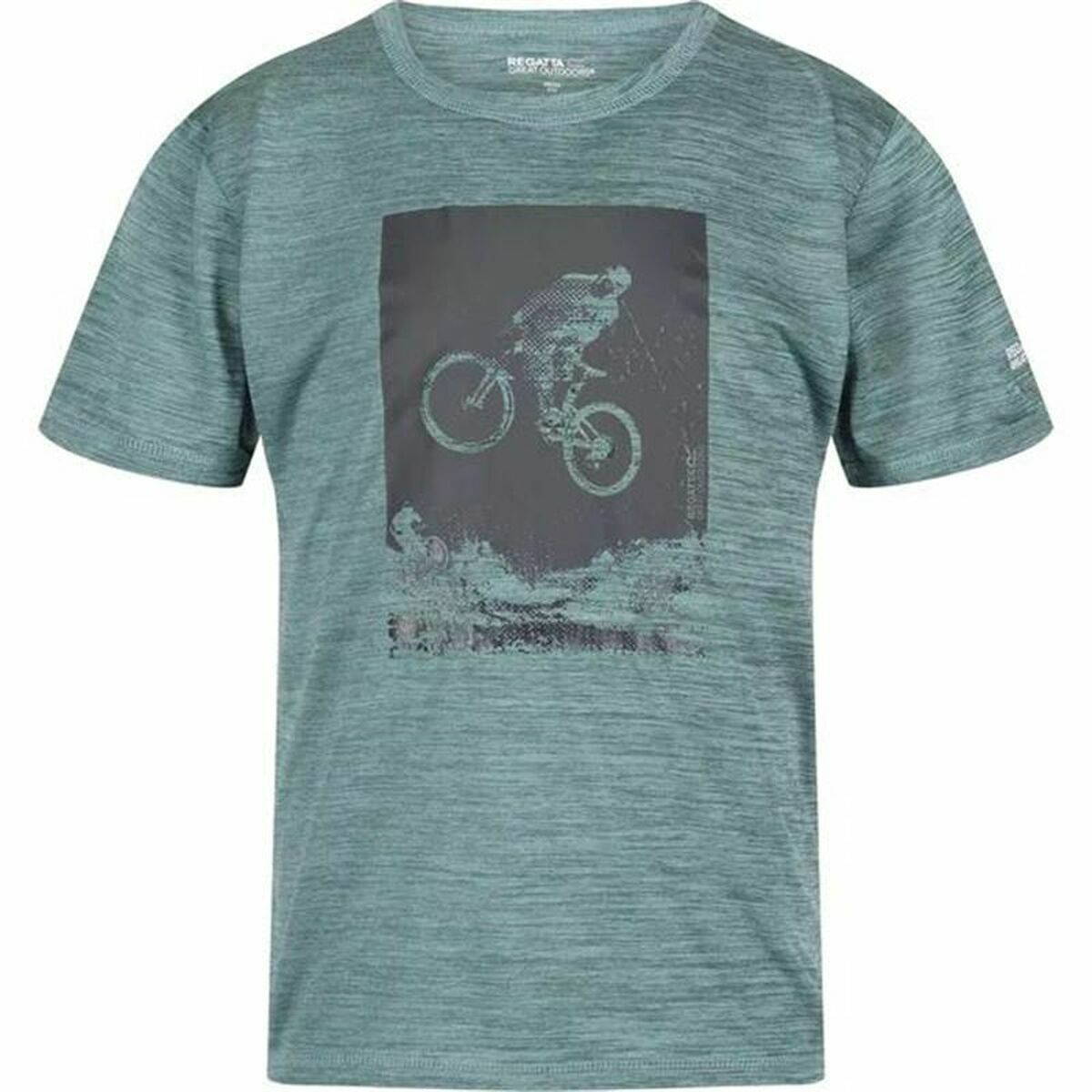 T-shirt med kortärm Barn Regatta Alvarado VII Ivymossmarl Blå - 7