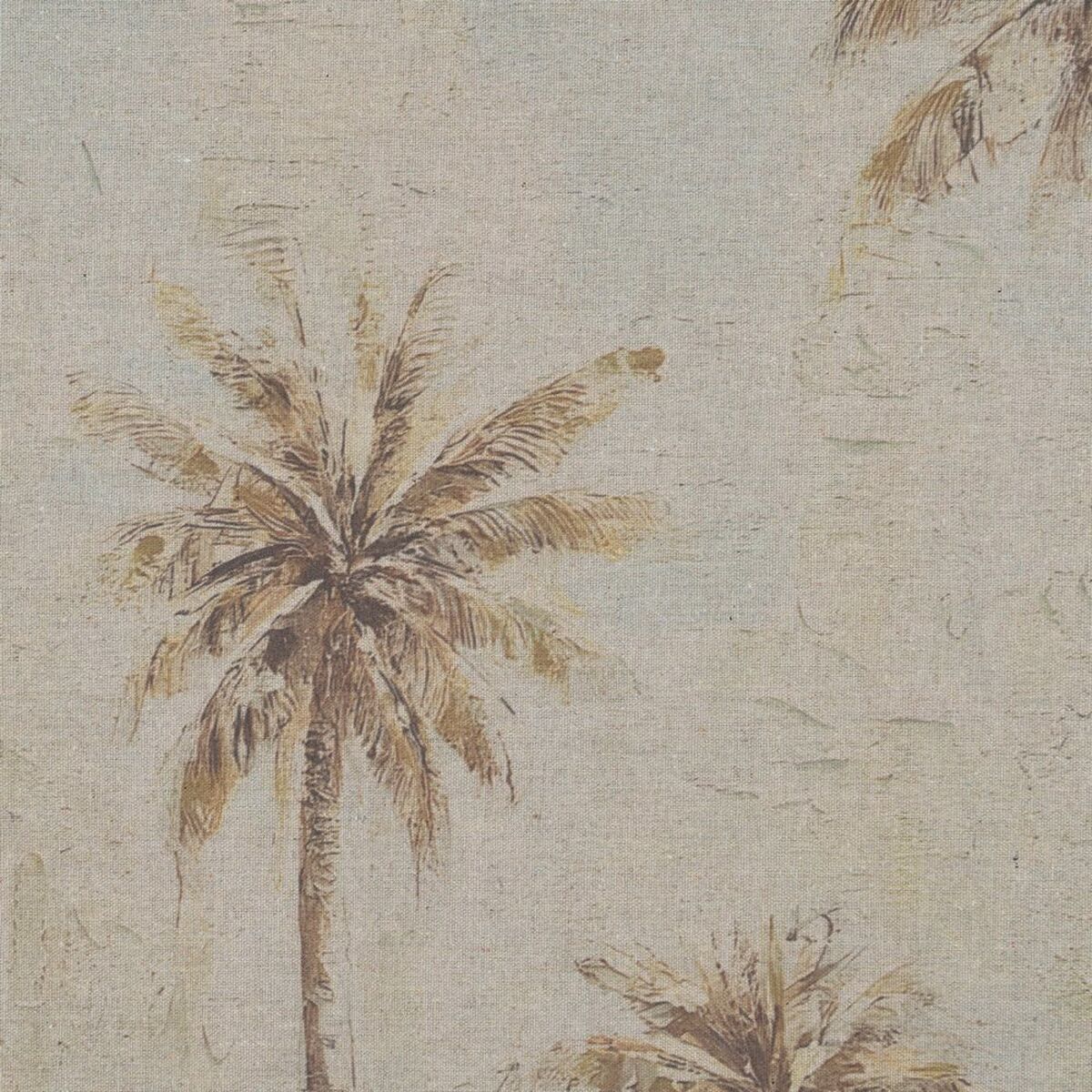 Kanvas Beige Palmer Palmträd 80 x 3,3 x 60 cm - 2
