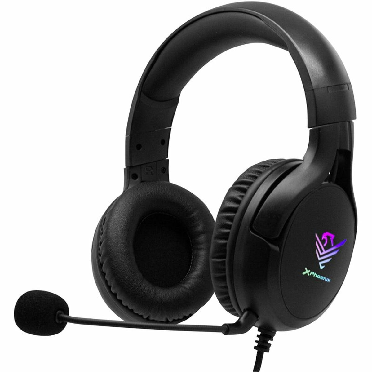 Hörlurar med Mikrofon Phoenix SPECTRUM 7.1 Svart - 2