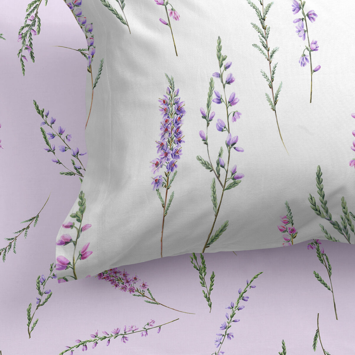 Underlakan HappyFriday Lavanda Multicolour 180 x 200 x 32 cm - 5
