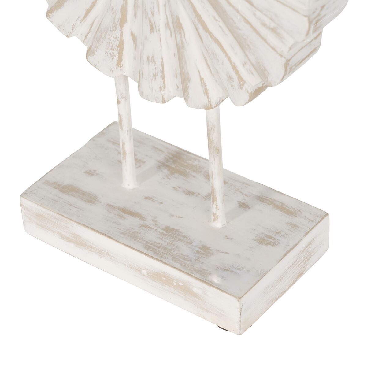 Prydnadsfigur Vit Beige Ring 25,5 x 9,5 x 37 cm - 5