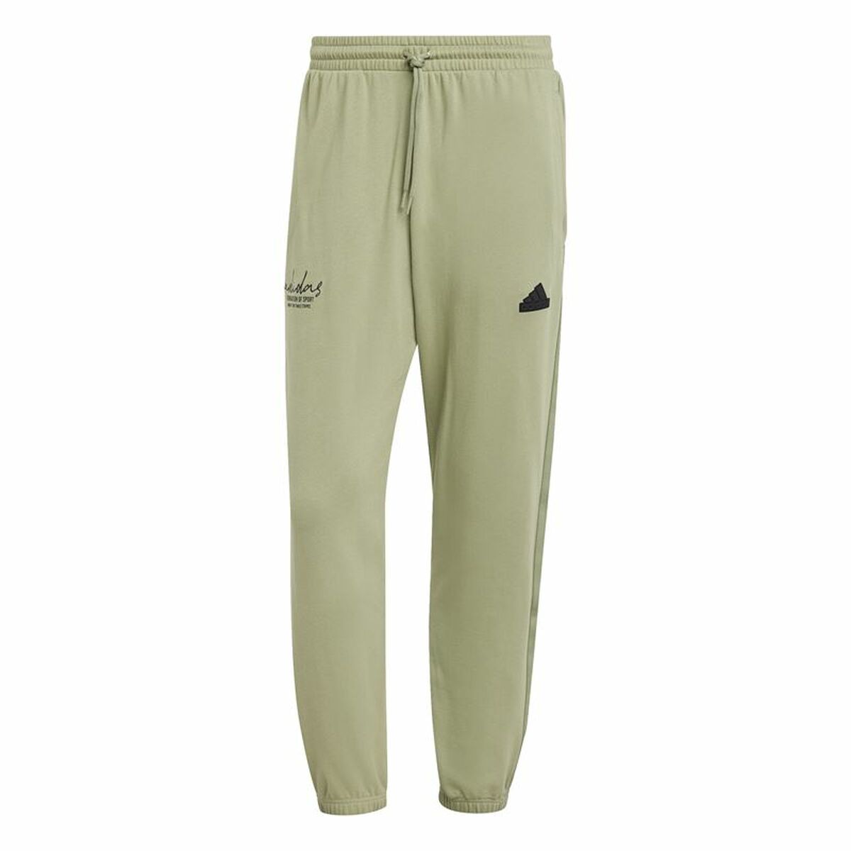 Långa träningsbyxor Adidas Brand Love French Terry Grön Män