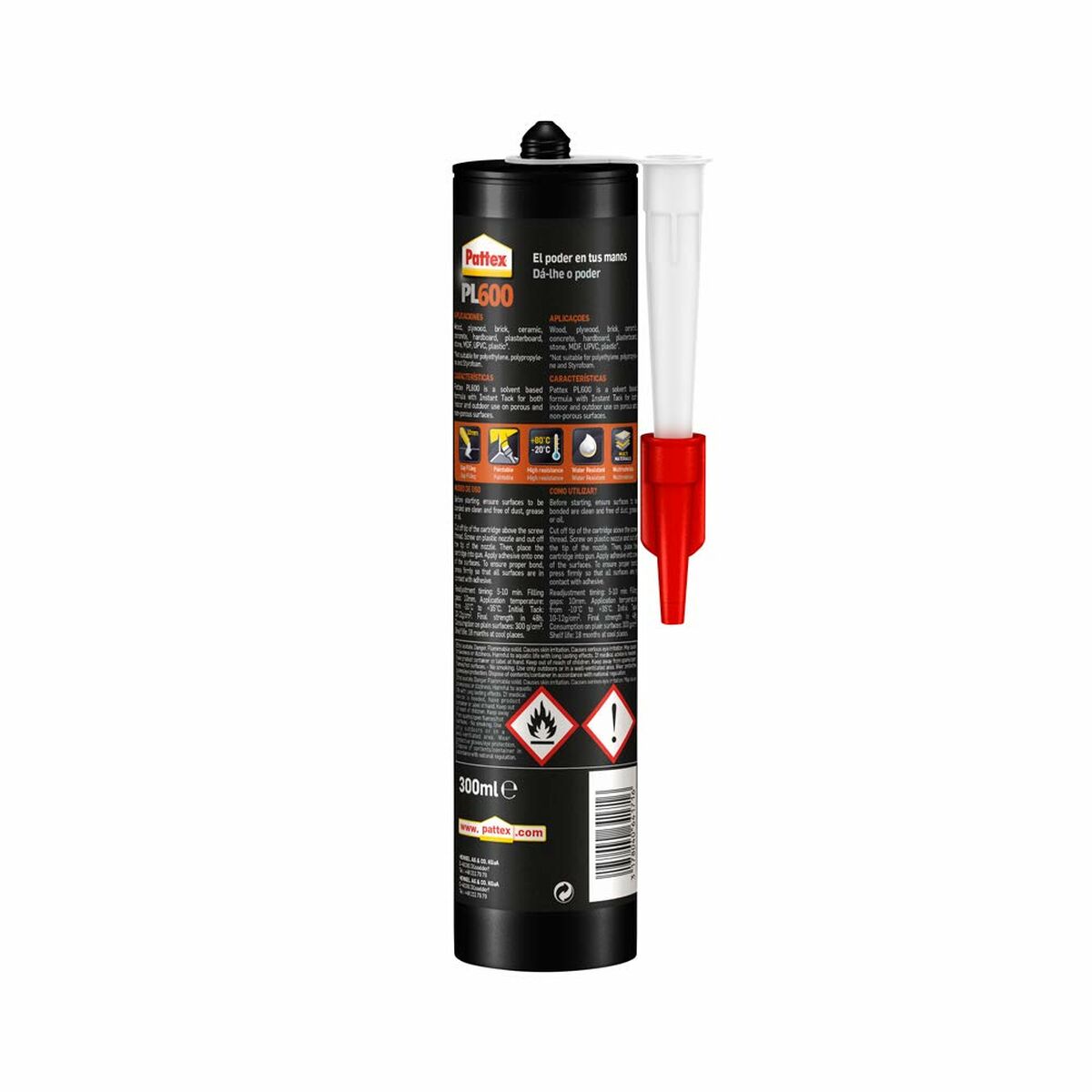 Monteringslim Pattex pi600 montafix 300 ml - 7