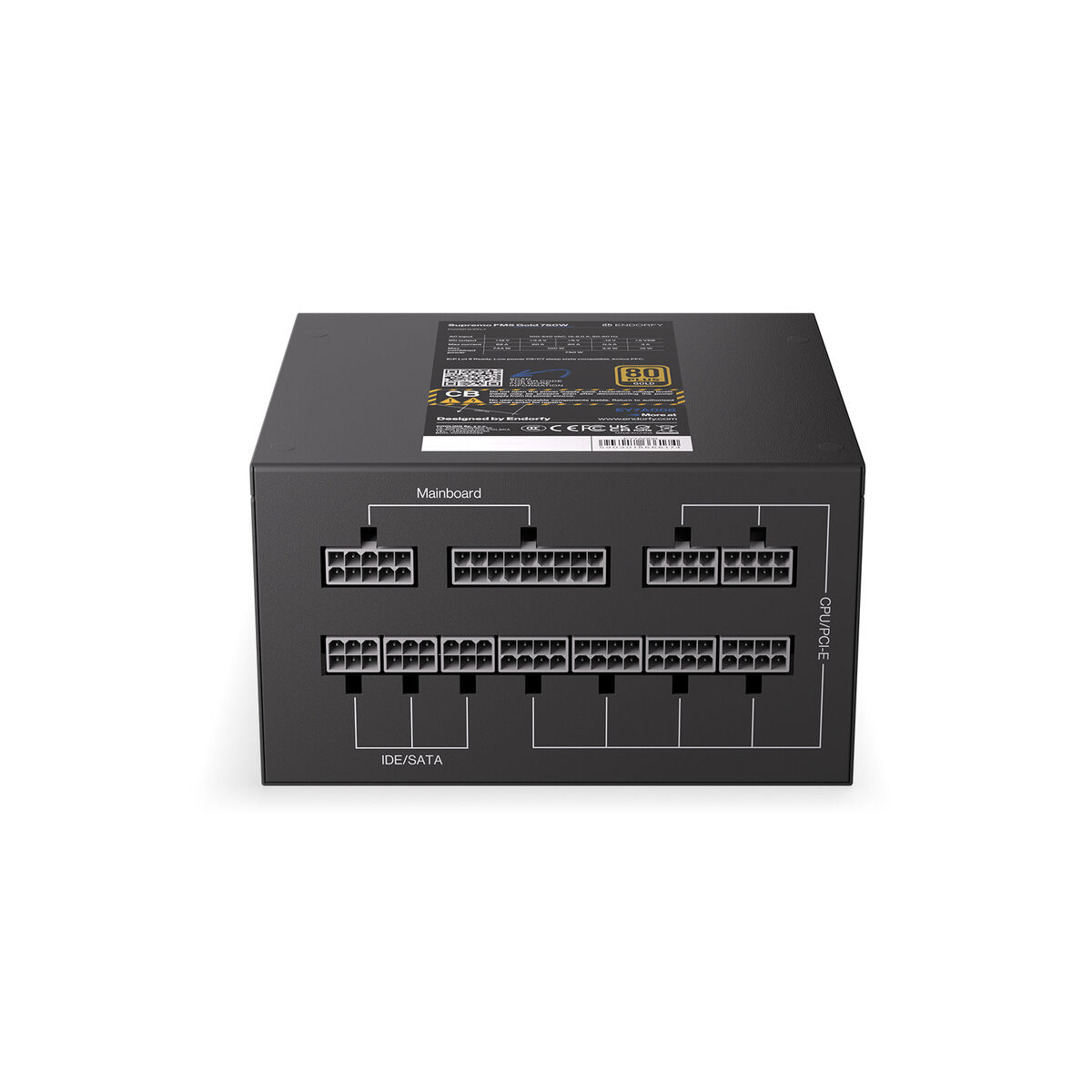 Strömtillförsel Endorfy Supremo FM5 Modulär 750 W ATX 80 Plus Gold RoHS CE FCC - 2