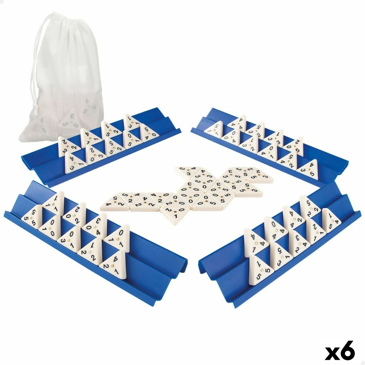 Sällskapsspel CB Games Rummi 24,5 x 3 x 6 cm (60 Delar) (6 antal) - 8