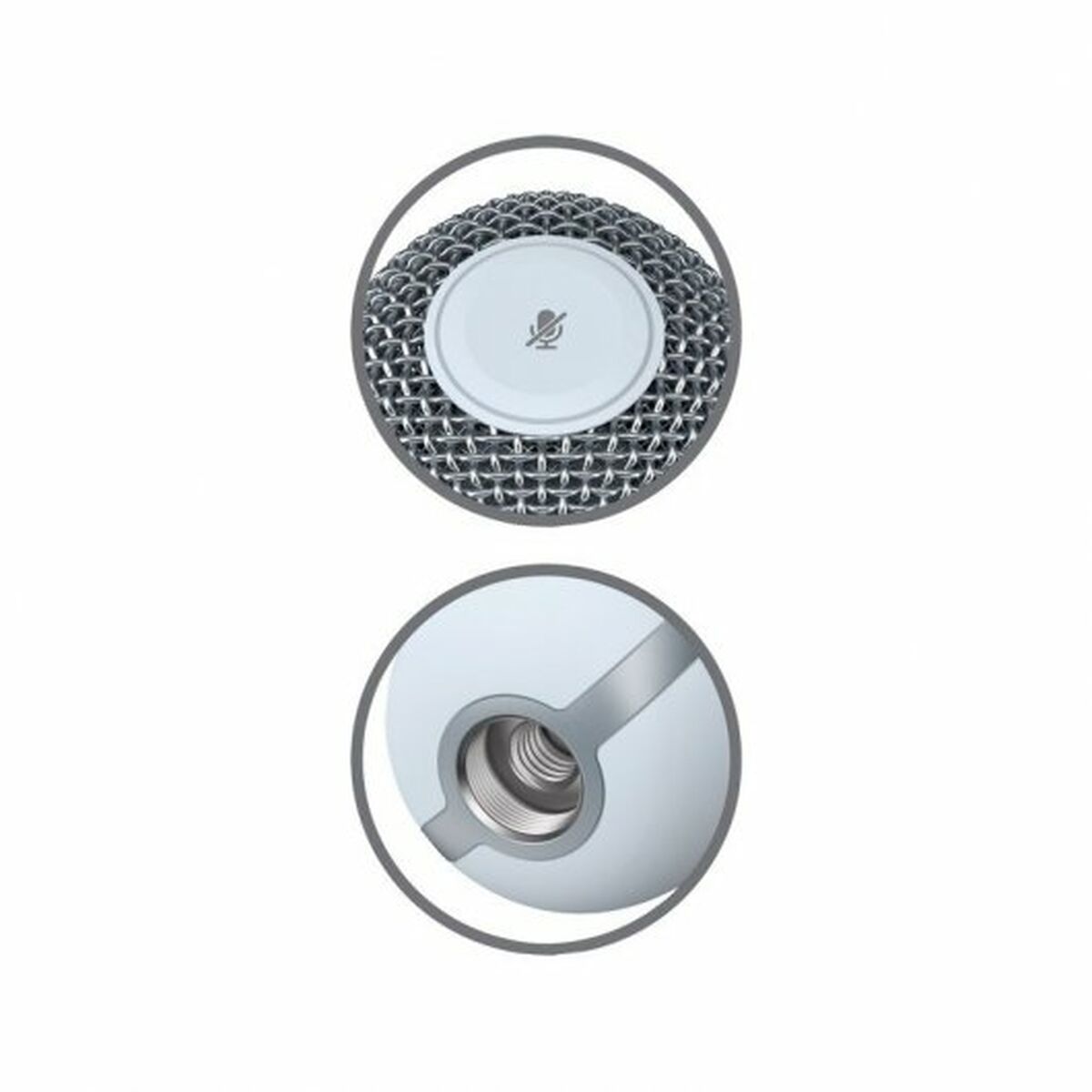 Skrivbordsmikrofon HyperX SoloCast 519T2AA Vit - 6