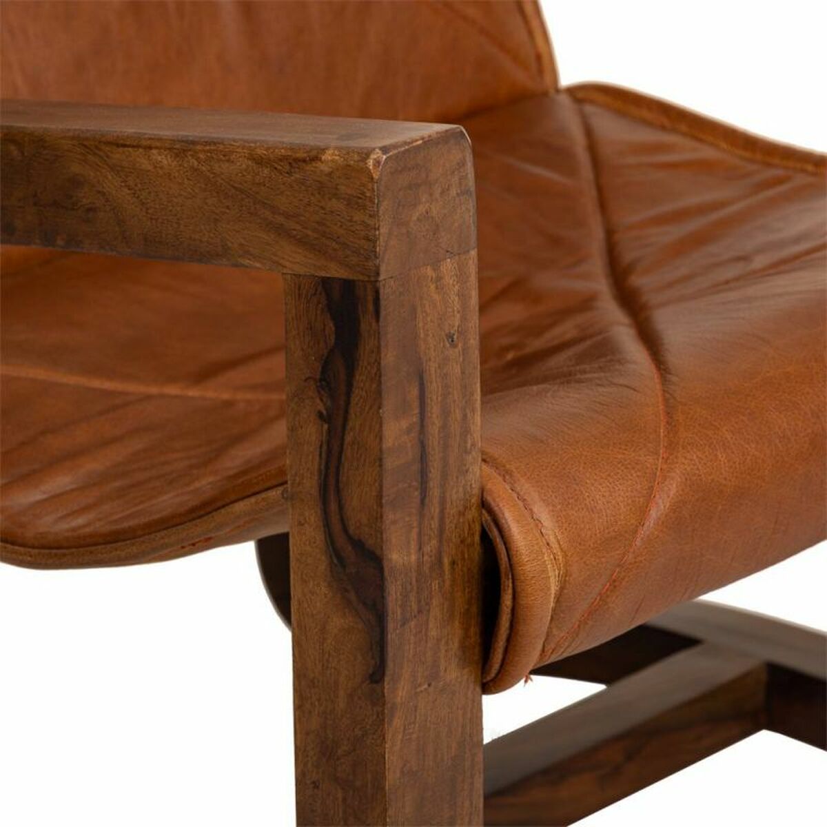 Fåtölj Alexandra House Living Kaffe/ Café 80 x 67 x 80 cm Möbeltapetsering - 7