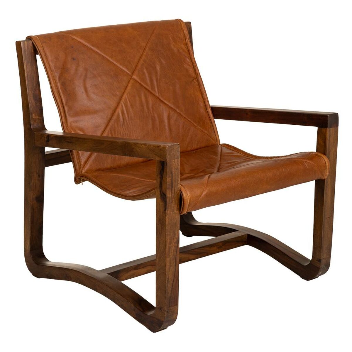 Fåtölj Alexandra House Living Kaffe/ Café 80 x 67 x 80 cm Möbeltapetsering