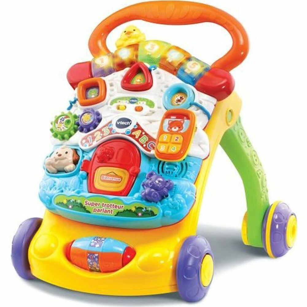 Trehjuling Vtech Super Trotteur Parlant 2 En 1 Orange (FR) Multicolour