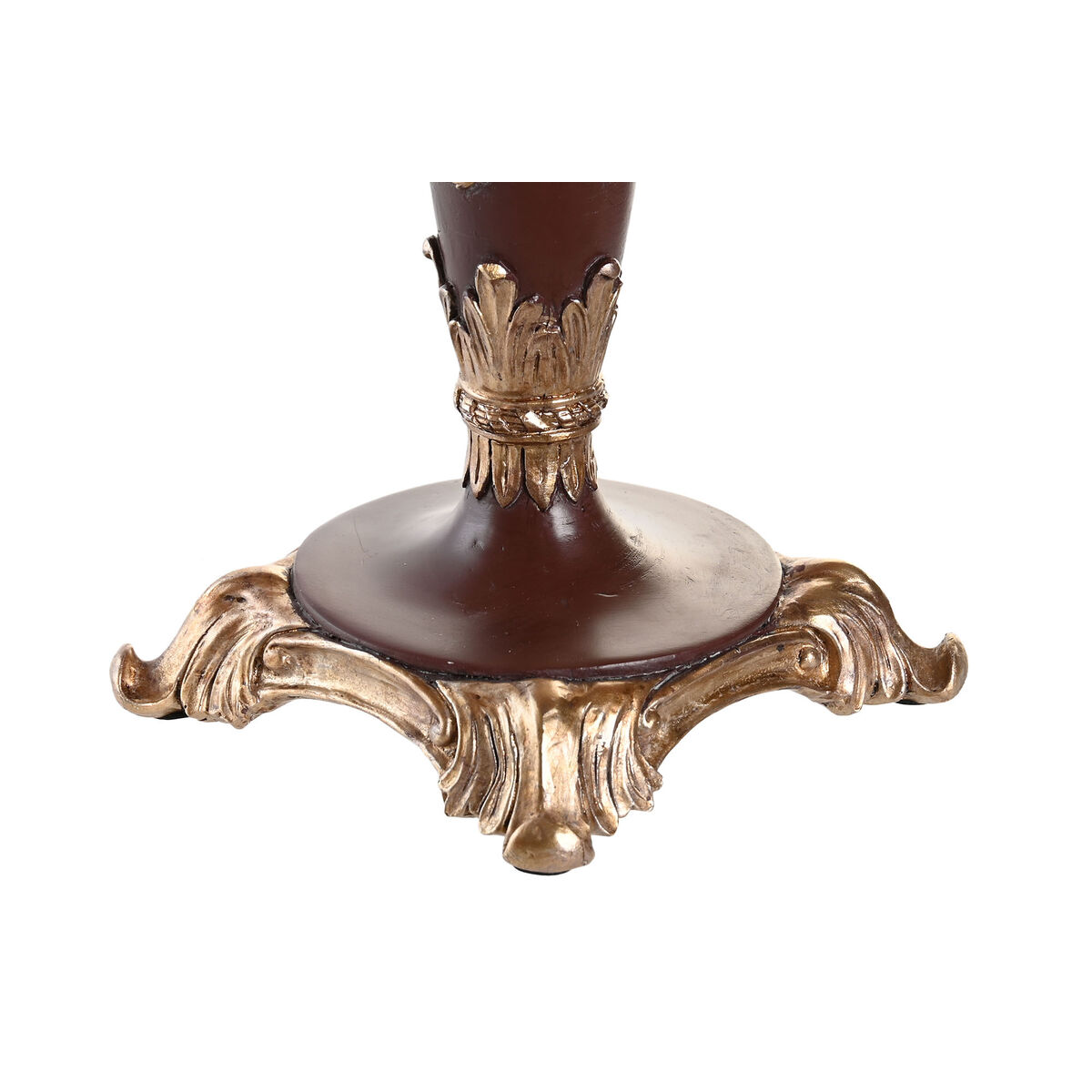 Bordsdekoration DKD Home Decor 24,5 x 24,5 x 20 cm Gyllene Vit Mörkbrun Neoklassisk (2 antal) - 2