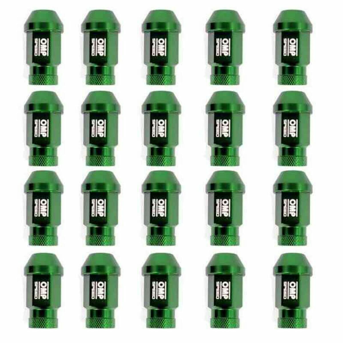 Set Skruv OMP ELE20026 40 mm M12 x 1,25 20 uds Grön (Renoverade A+) - 6