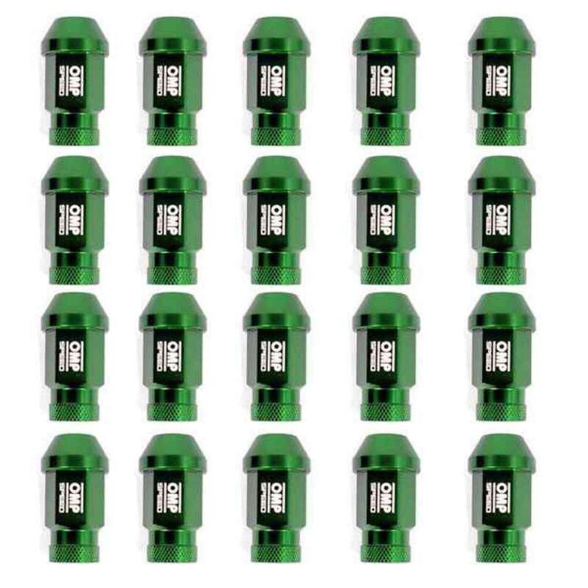 Set Skruv OMP ELE20026 40 mm M12 x 1,25 20 uds Grön (Renoverade A+) - 4