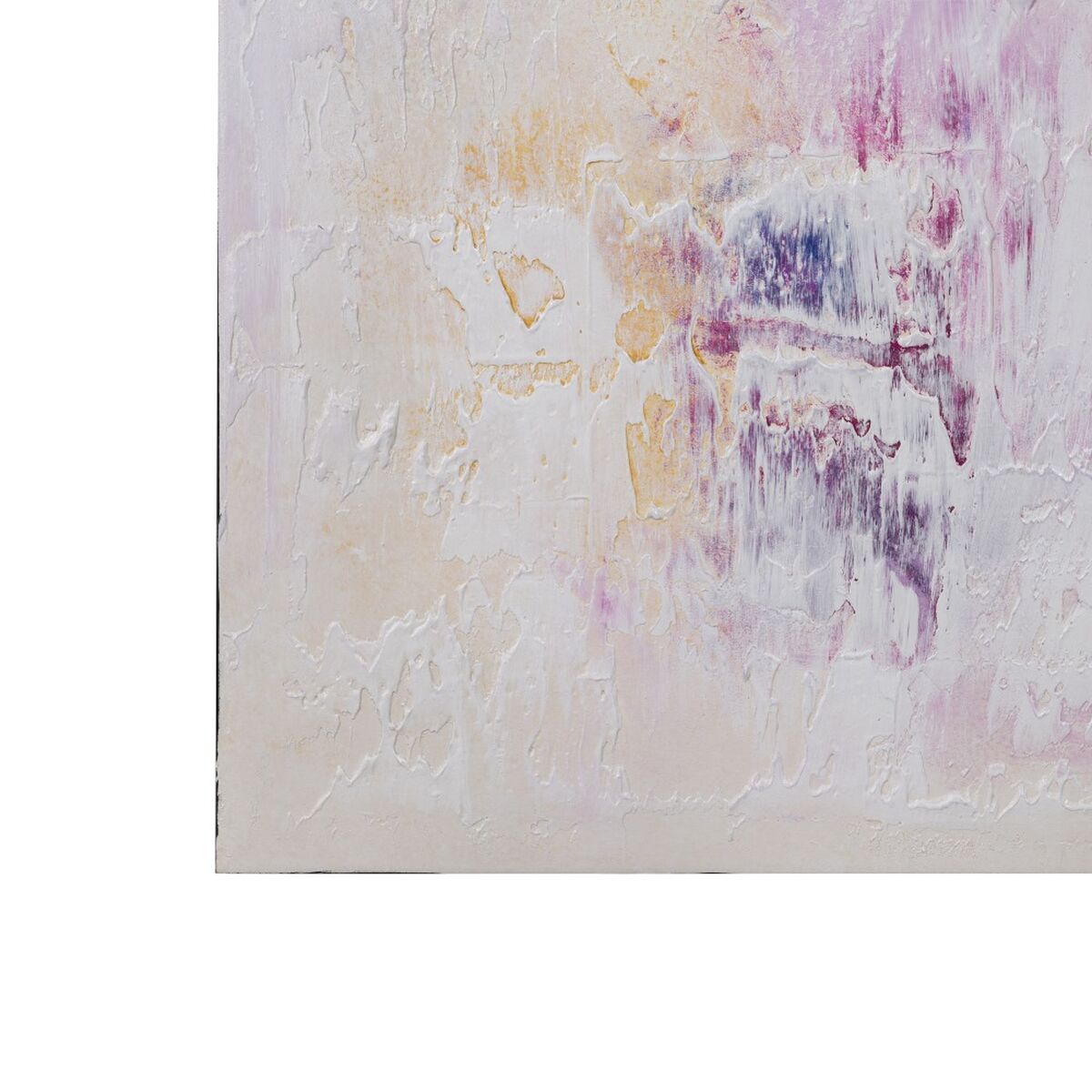 Kanvas Vit Purpur Abstrakt 120 x 3,5 x 120 cm - 5